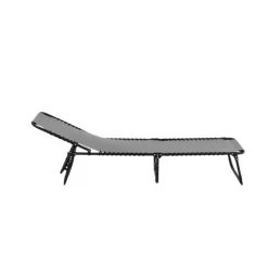 PARIS PRIX - Chaise longue en métal 