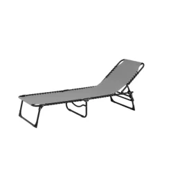 PARIS PRIX - Chaise longue en métal 