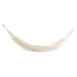 PARIS PRIX - Hamac en tissu "hedvig" 200cm blanc crème