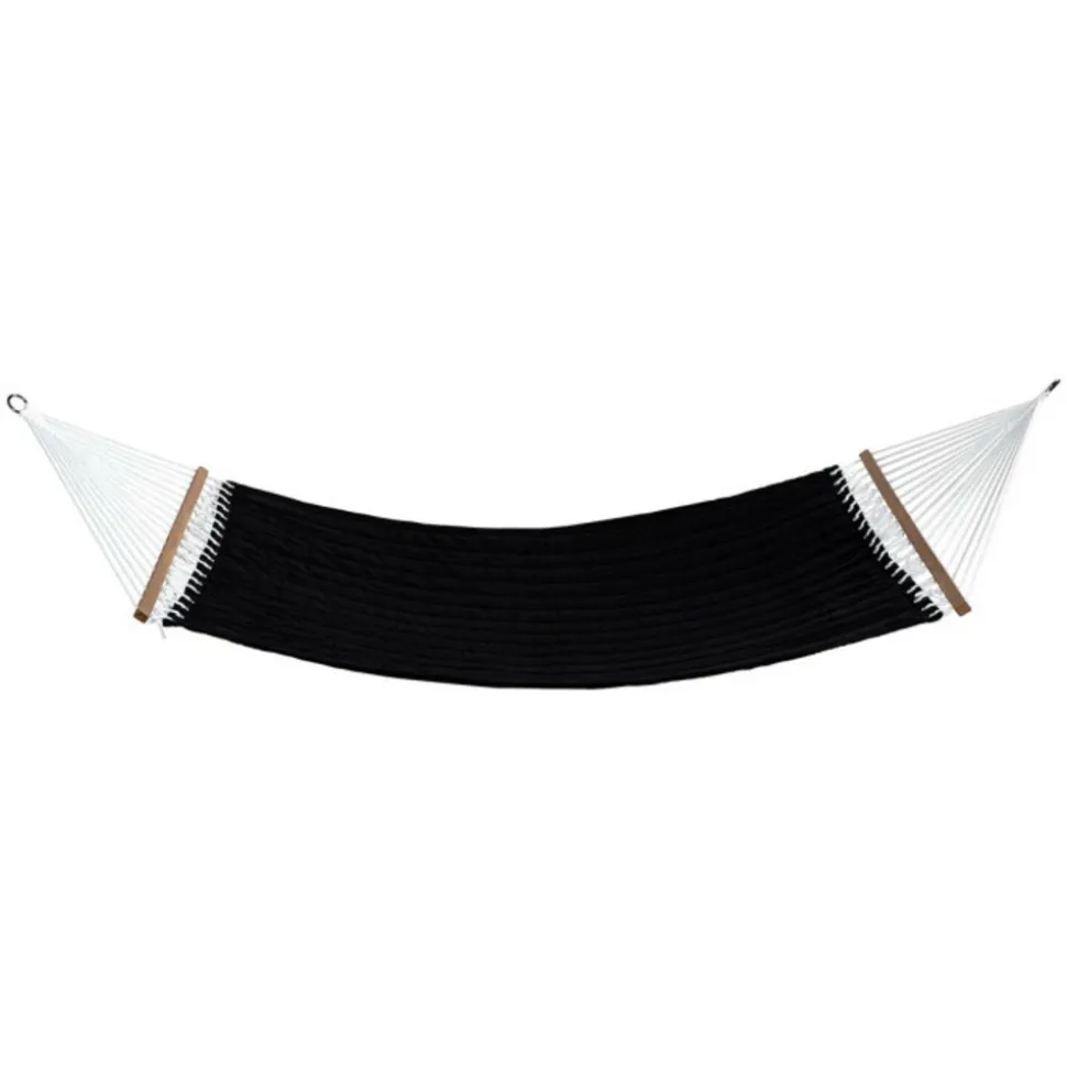 PARIS PRIX - Hamac en tissu "marbella" 200cm noir