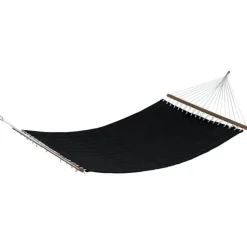 PARIS PRIX - Hamac en tissu "marbella" 200cm noir