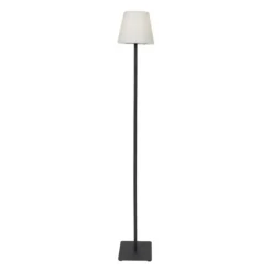 PARIS PRIX - Lampadaire d'extérieur solaire "led" 120cm blanc