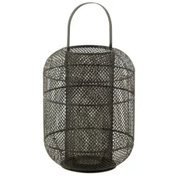 PARIS PRIX - Lanterne déco en métal "donny" 51cm noir