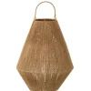 PARIS PRIX - Lanterne design en jute "dantya" 48cm naturel
