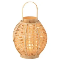 PARIS PRIX - Lanterne en bambou "fernando" 34cm naturel