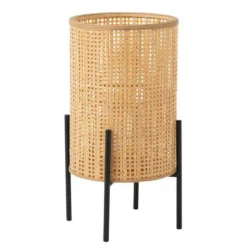 PARIS PRIX - Lanterne sur pied bambou "fernando" 62cm naturel