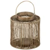 PARIS PRIX - Lanterne vintage en métal "freyo" 27cm bronze