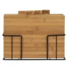 PARIS PRIX - Lot de 4 planches à découper "socle" 29cm naturel