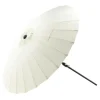 PARIS PRIX - Parasol design "palmetto" 270cm naturel