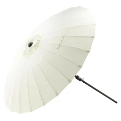 PARIS PRIX - Parasol design "palmetto" 270cm naturel