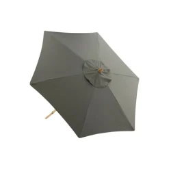 PARIS PRIX - Parasol en bois "corypho" 250cm gris