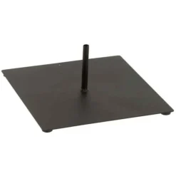 PARIS PRIX - Pied pour parasol en métal "shiva" 30cm noir