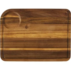 PARIS PRIX - Planche à découper en bois "acacia" 46cm marron