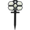 PARIS PRIX - Projecteur extérieur solaire "mouvement" 13cm noir
