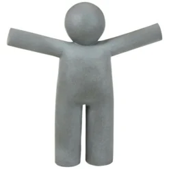 PARIS PRIX - Statuette déco "p'tit maurice" 90cm gris