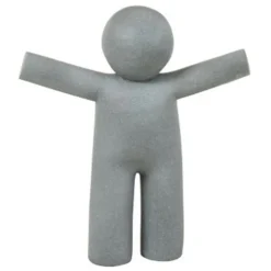 PARIS PRIX - Statuette déco "p'tit maurice" 59cm gris
