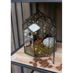 PARIS PRIX - Terrarium en verre vintage 