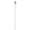 PARIS PRIX - Torche de jardin en acier "boule" 150cm argent