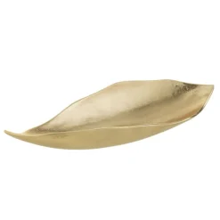PARIS PRIX - Vide-poche design feuille "john" 34cm or
