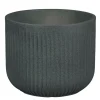 PASSION FOR POTTERY - Pot de fleurs Auckland 08G, coloris gris - D.24xH.19,5cm