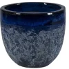 PASSION FOR POTTERY - Pot de fleurs Melbourne 2-03B, coloris bleu - D.37xH.33cm