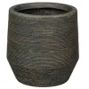 PASSION FOR POTTERY - Pot de fleurs Maine 04D marron - D.33xH.33cm