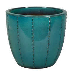 PASSION FOR POTTERY - Pot émaillé en grès Séoul 10-01D Bleu - D.30XH.27cm