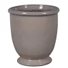 PASSION FOR POTTERY - Pot de fleurs émaillé Shanghai 13-01L, coloris lilas - D.49xH.53cm