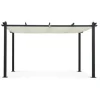 Pergola en aluminium cordoba - ecru - 4 x 3 m
