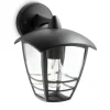 PHILIPS - Lanterne murale extérieure - philips - creek - aluminium - noir