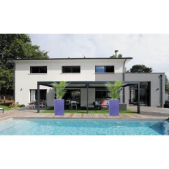 PLAST&AMP;AMP;#039;UP ROTOMOULAGE - Pot de fleur carré suerte 120l