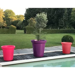 PLAST&AMP;AMP;#039;UP ROTOMOULAGE - Pot de fleurs rond xxl delight 75l