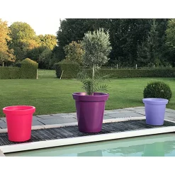 PLAST&AMP;AMP;#039;UP ROTOMOULAGE - Pot de fleurs rond xxl delight 75l