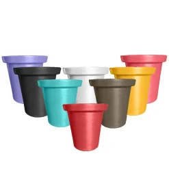PLAST&AMP;#039;UP ROTOMOULAGE - Pots de fleurs rond xxl delight 420l-lot de 8