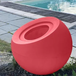 PLAST'UP ROTOMOULAGE - Pot de fleurs sphérique xxl dolce vita 300l-lot de 2
