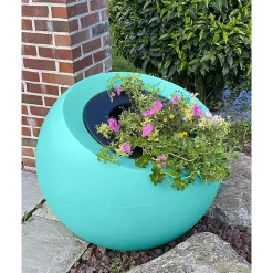 PLAST'UP ROTOMOULAGE - Pot de fleurs sphérique xxl dolce vita 300l-lot de 2