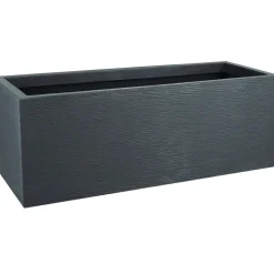 POETIC - Jardinière Graphit Up anthracite - 79,5x29,5x29,5cm