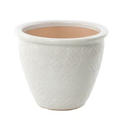 Pot Sebchair Blanc - 31xH.27cm