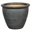 Pot Sebchair Noir - 38xH.32cm