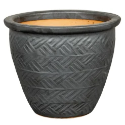 Pot Sebchair Noir - 38xH.32cm