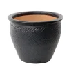 Pot Sebchair Noir - 31xH.27cm