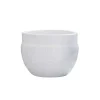 POTERIE D'ALBI - Pot d'intérieur Austral Faïence de Marbre D.20xH.16cm