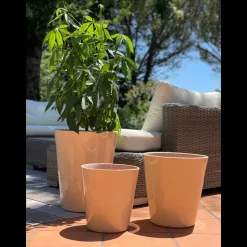 POTERIE D'ALBI - Pot Sydney crème D25 x H29 cm