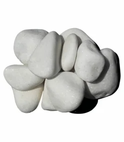 RACINE - Galet marbre blanc pur 40-60mm, 10 filets de 20 kg - f-pai050-10x20