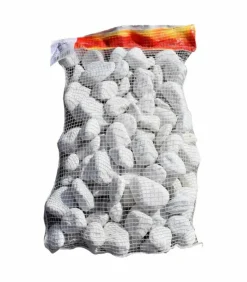 RACINE - Galet marbre blanc pur 40-60mm, 10 filets de 20 kg - f-pai050-10x20