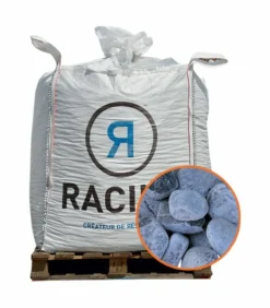 RACINE - Galet marbre gris nevada 40-60mm, big bag 500 kg - f-pai076