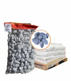 RACINE - Galet marbre gris nevada 25-40mm, 10 filets de 20 kg - f-pai074-10x20