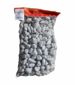 RACINE - Galet marbre gris nevada 25-40mm, 10 filets de 20 kg - f-pai074-10x20