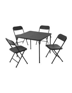 REDCLIFFS - Ensemble table pliante et 4 chaises