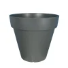 RIVIERA - Pot Loft à réserve d'eau, 100% recyclable gris - D.40xH.36cm